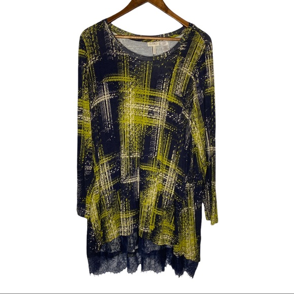 Logo by Lori Goldstein tunic top size 1X - Picture 2 of 8